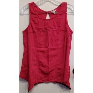 Sonoma Women's Tank sleeveless Shark bite Tunic Shirt Size Medium